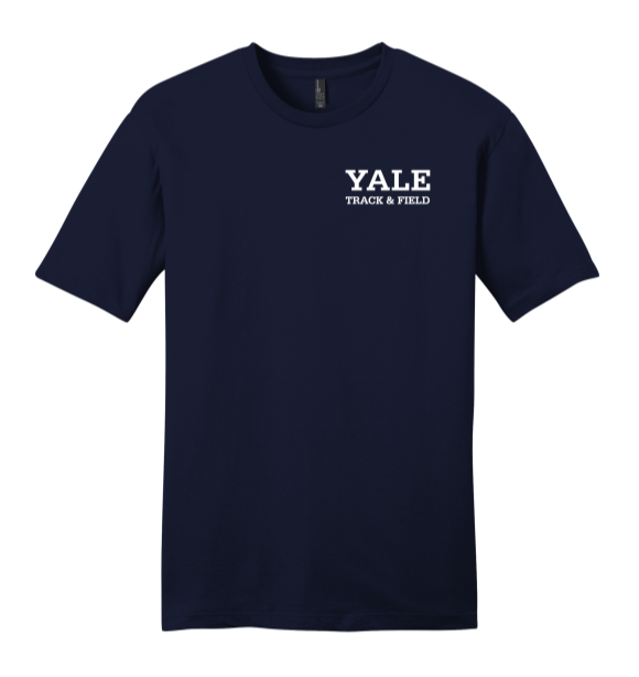 Yale Sports Left Chest T-Shirt - Track & Field — Yale Bulldog Blue by ...