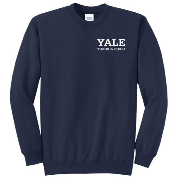 Yale Sports Left Chest Crewneck - Track & Field