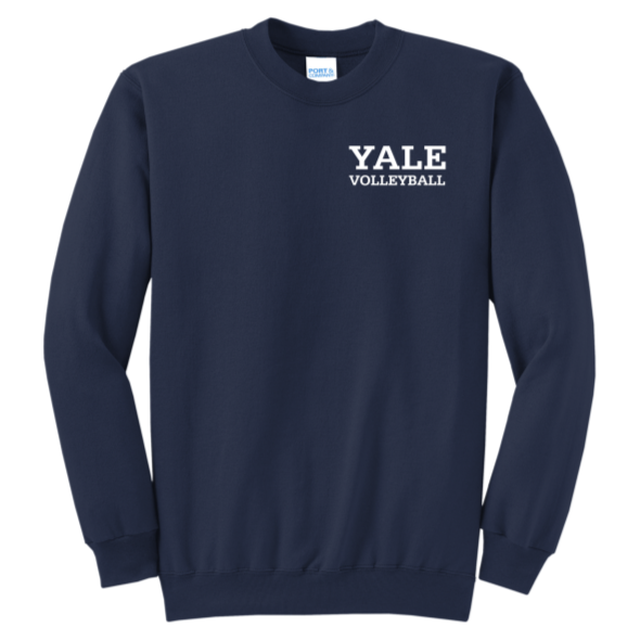 Yale Sports Left Chest Crewneck - Volleyball