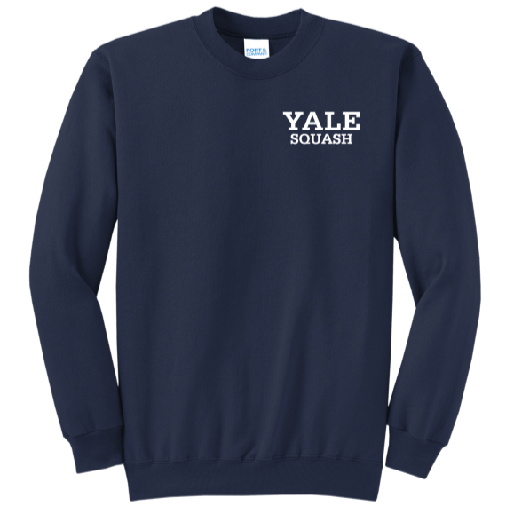 Yale Sports Left Chest Crewneck - Squash