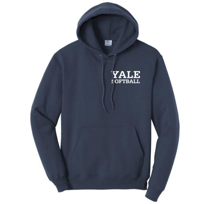 Yale Sports Left Chest Hoodie - Softball
