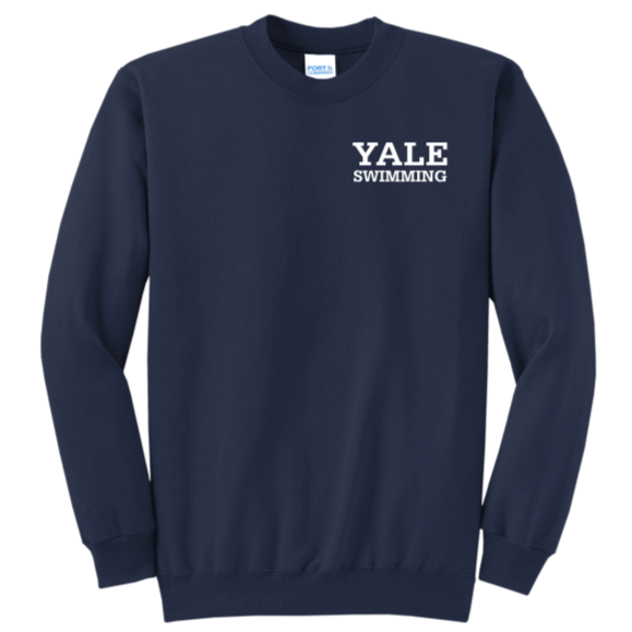 Yale Sports Left Chest Crewneck - Swimming