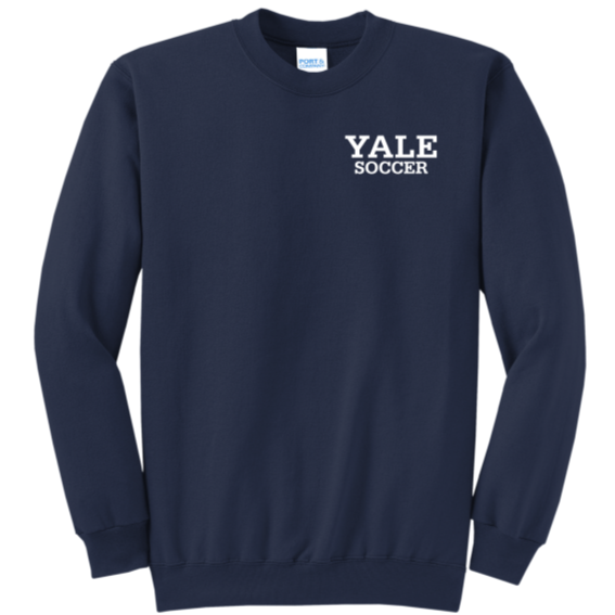 Yale Sports Left Chest Crewneck - Soccer