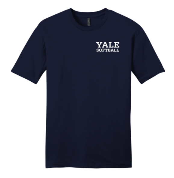 Yale Sports Left Chest T-Shirt - Softball