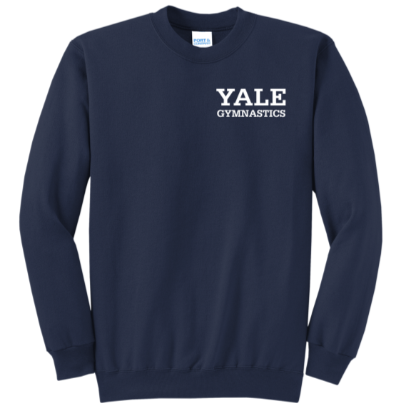 Yale Sports Left Chest Crewneck - Gymnastics