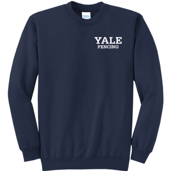 Yale Sports Left Chest Crewneck - Fencing