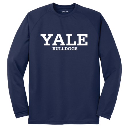 Yale Bulldogs Performance Long Sleeve Shirt