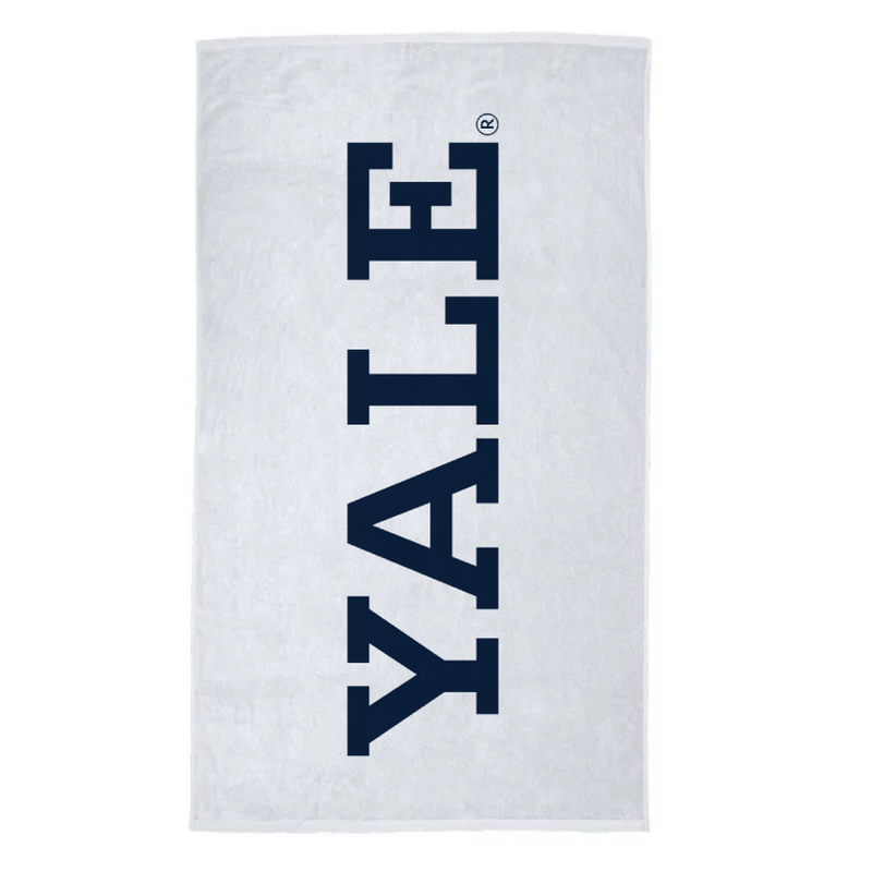 Yale Wordmark Beach Towel