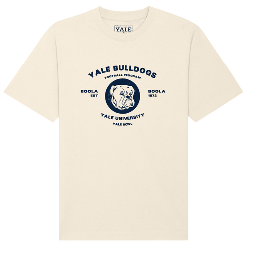 Ivysport Yale Bulldogs Long Sleeve T-Shirt - Unisex, Heritage Logo, Navy, X-Large (100% Cotton)