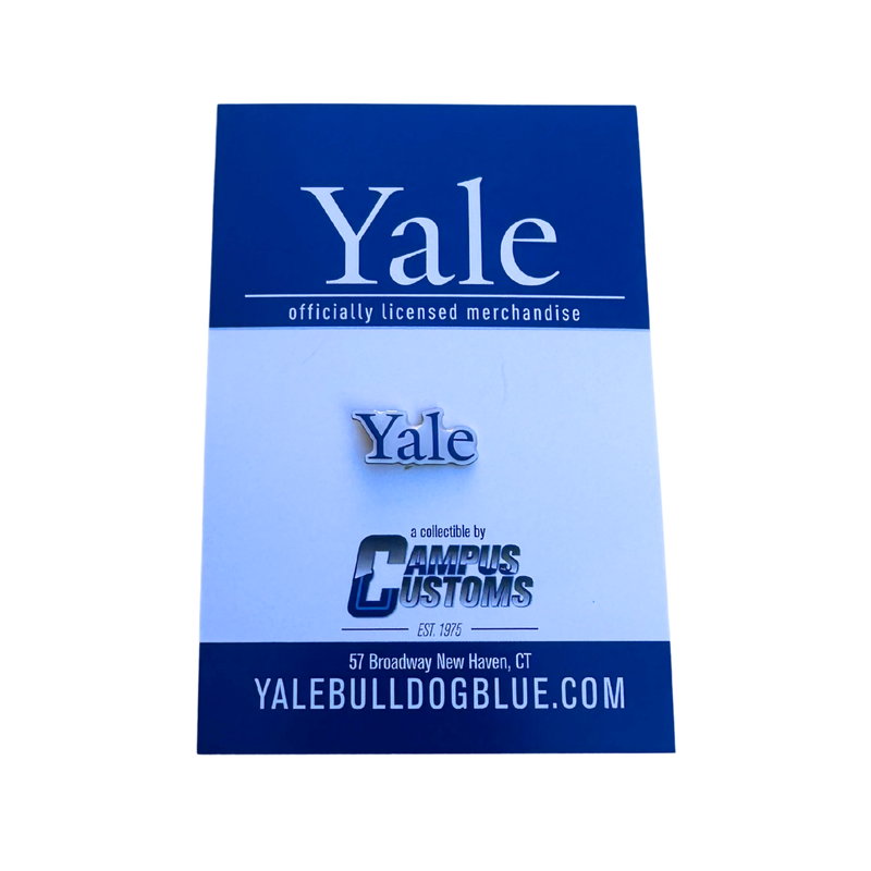 Yale Wordmark Lapel Pin