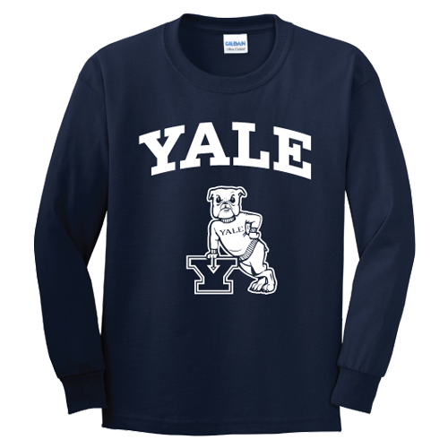 Youth Leaning Bulldog Long Sleeve T-Shirt