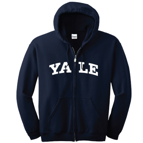 Arched Yale Full Zip Hoodie