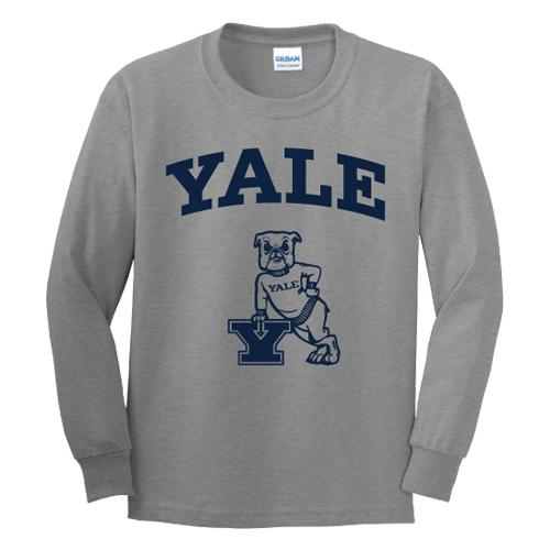 Youth Leaning Bulldog Long Sleeve T-Shirt