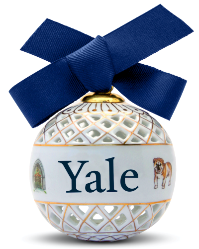 Yale Porcelain Ornament