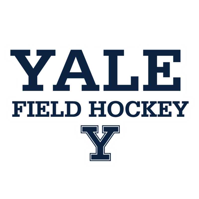 yale sports decal field hockey
