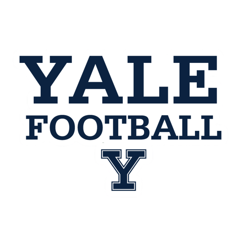 yale sports decal football