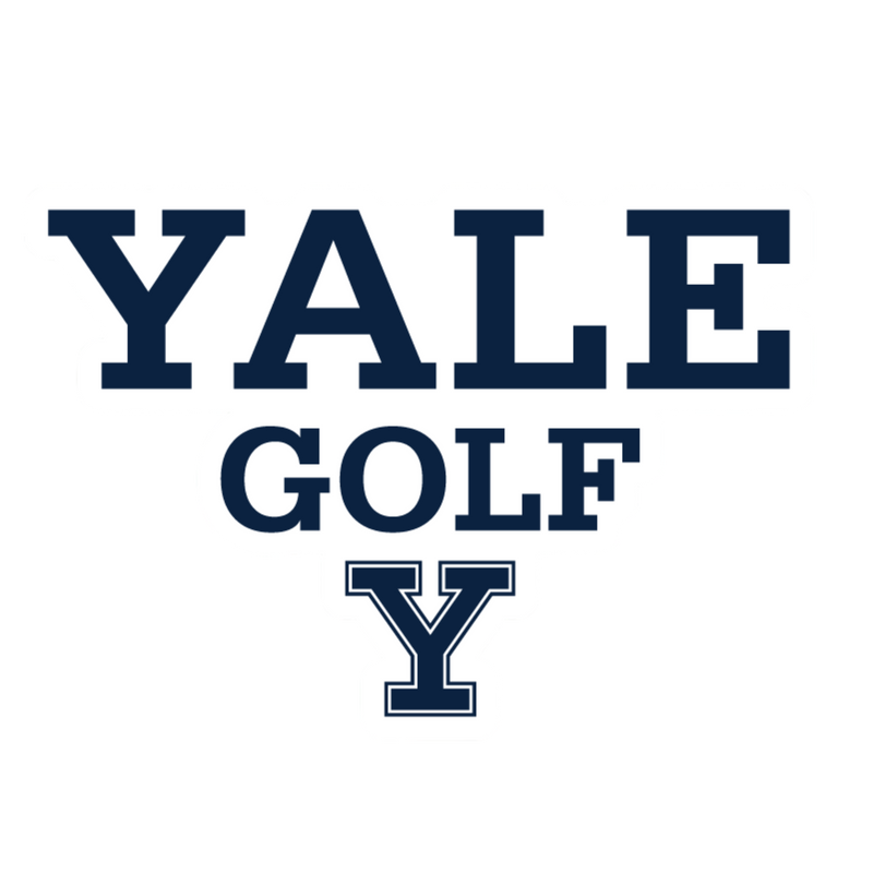 yale sports decal golf
