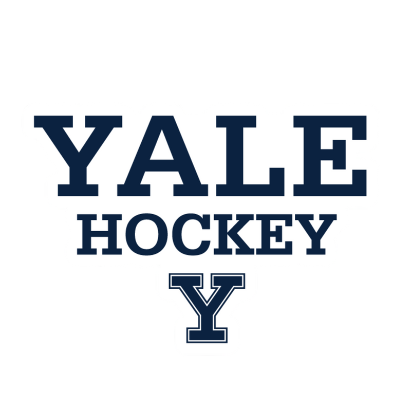 yale sports decal hockey