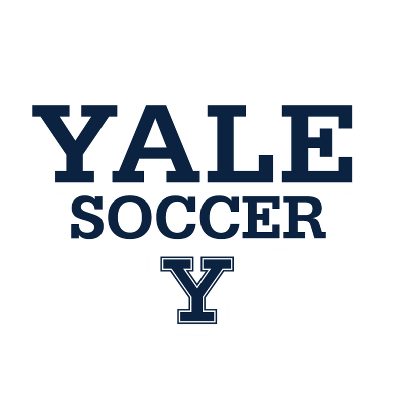 yale sports decal soccer