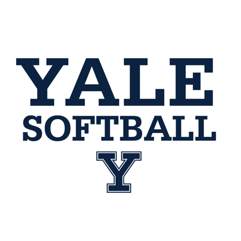 yale sports decal softball