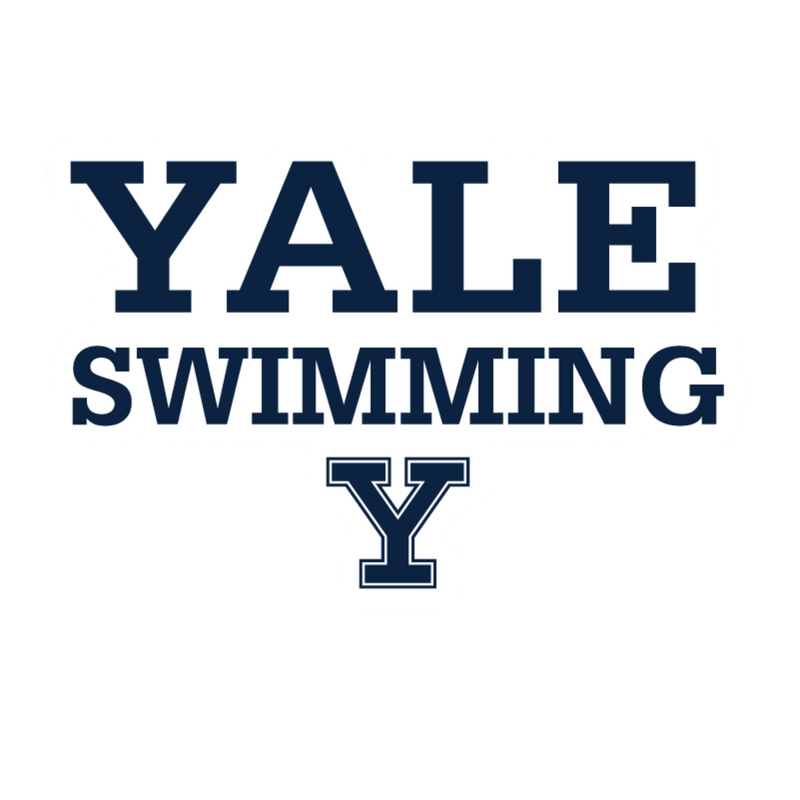 yale sports decal swimming