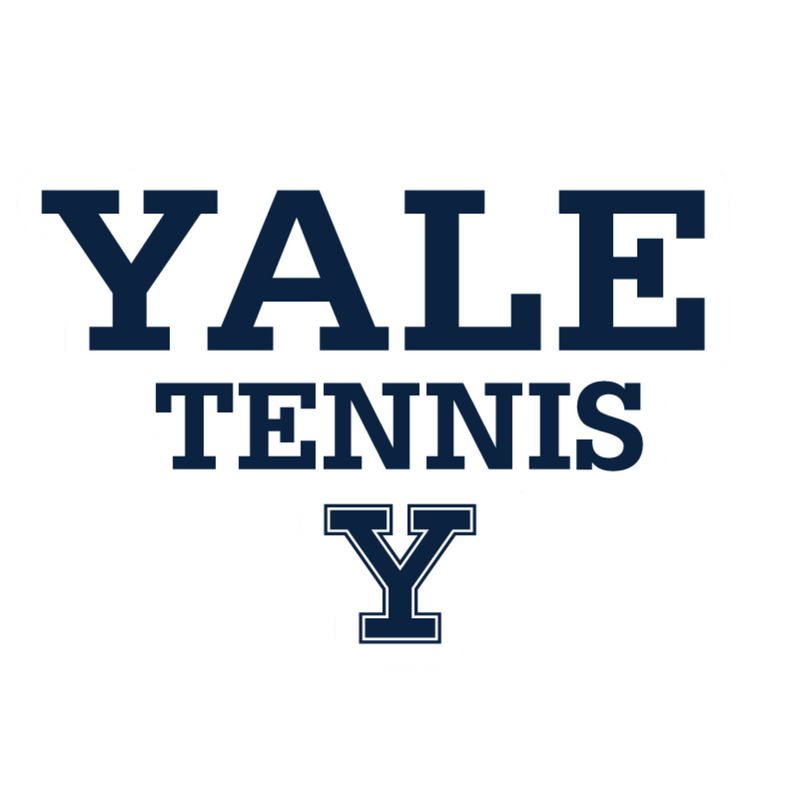 yale sports decal tennis
