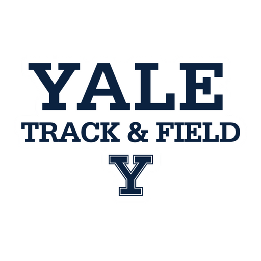 yale sports decal track and field