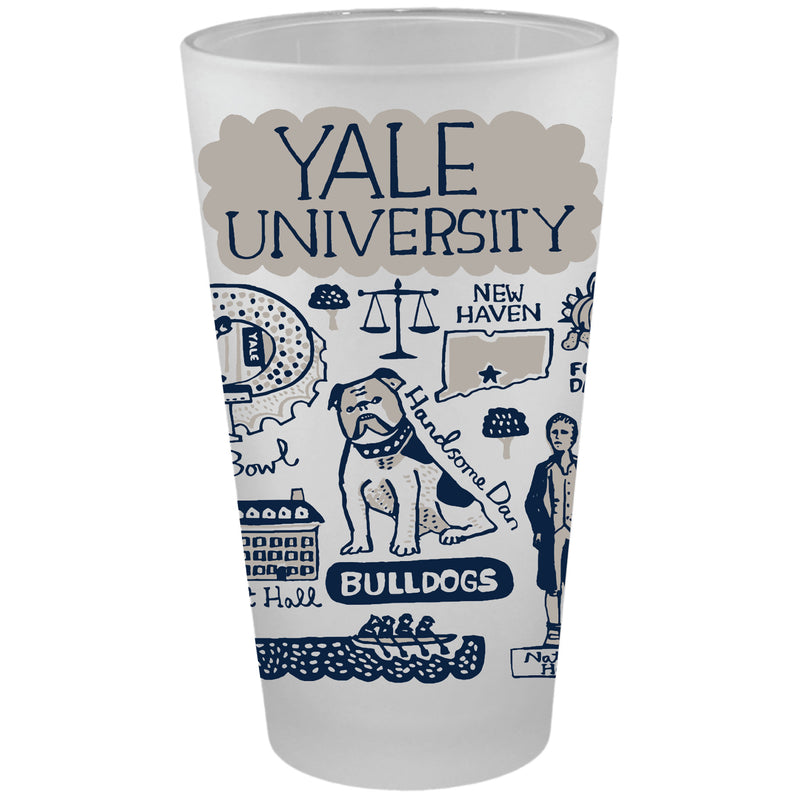 Julia Gash Frosted Pint Glass