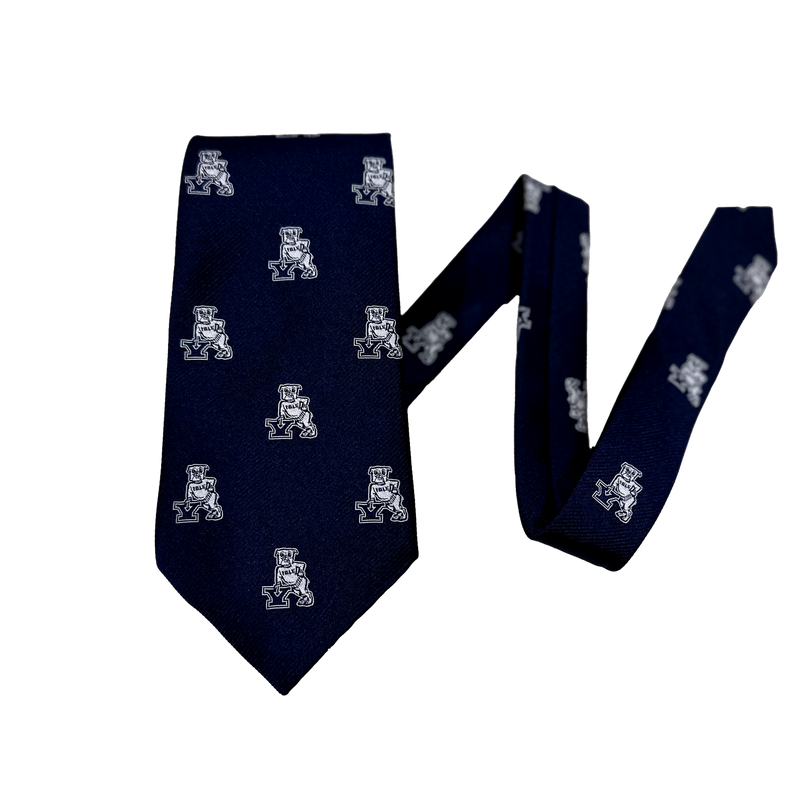 Leaning Bulldog Tie