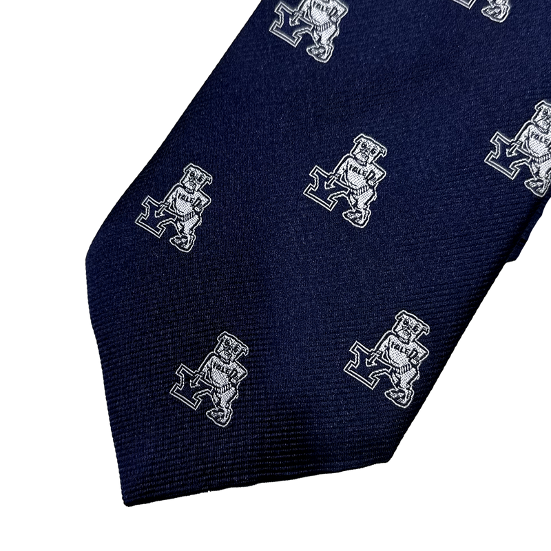 Leaning Bulldog Tie