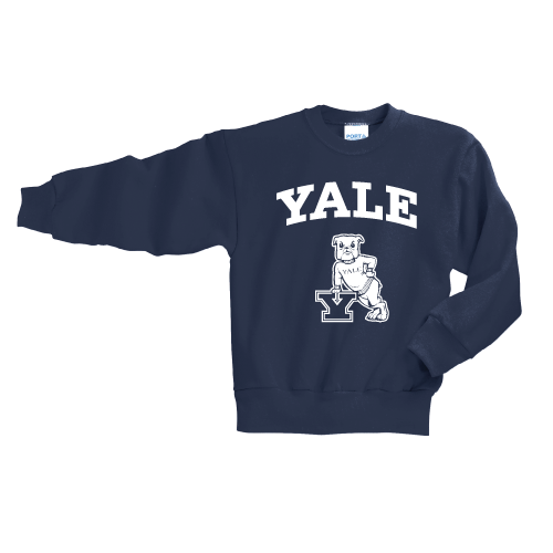Youth Leaning Bulldog Crewneck