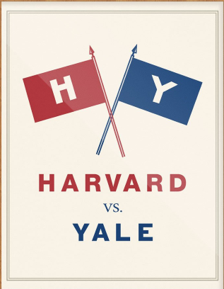 Yale vs Harvard Magnet