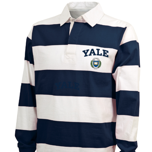 Yale Crest Rugby Long Sleeve Shirt