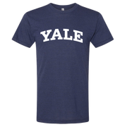 Yale Bulldog Blue Big Yale Tri-Blend T-Shirt Indigo