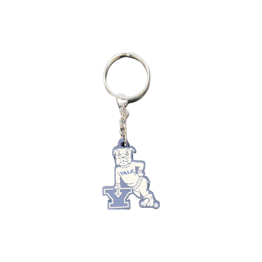 Yale Bulldog Blue Bulldog Silicone Keyring
