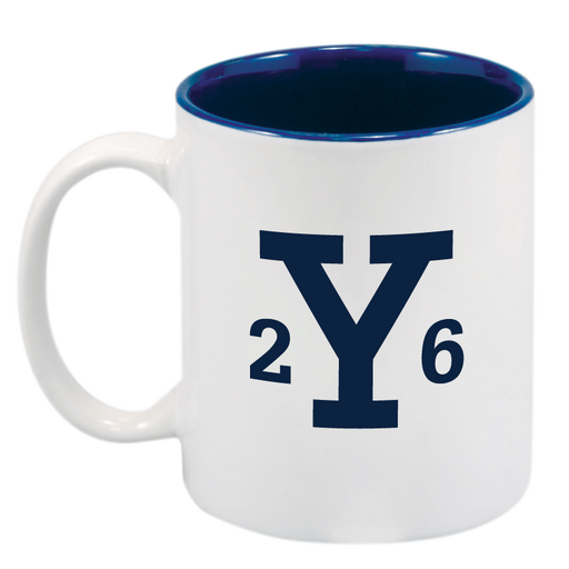 Yale Bulldog Blue Class of 2026 Big Y Mug