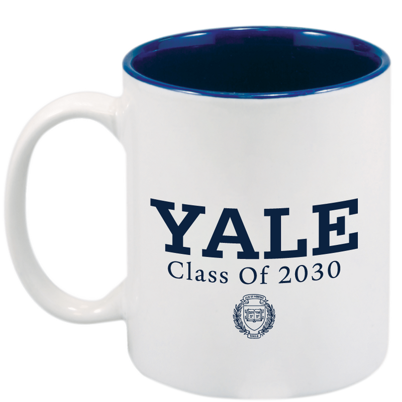Yale Bulldog Blue Class of 2030 Mug