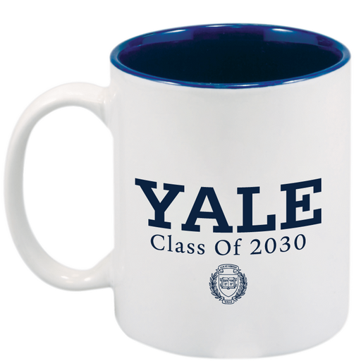 Yale Bulldog Blue Class of 2030 Mug