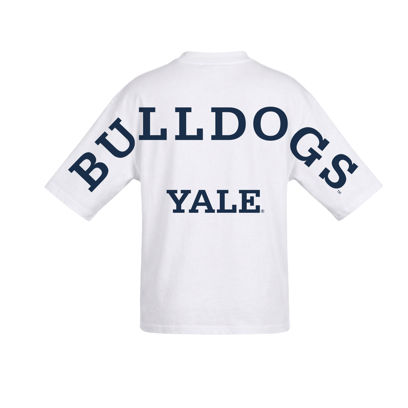 Yale Bulldog Blue Hype & Vice Football T-Shirt