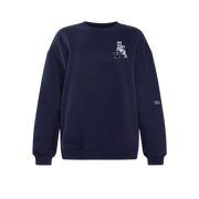 Yale Bulldog Blue Hype & Vice Oversized Print Crewneck