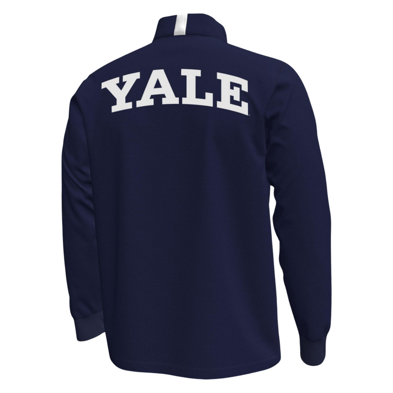 Yale Bulldog Blue UA Gameday Icon 1/4 Zip Back