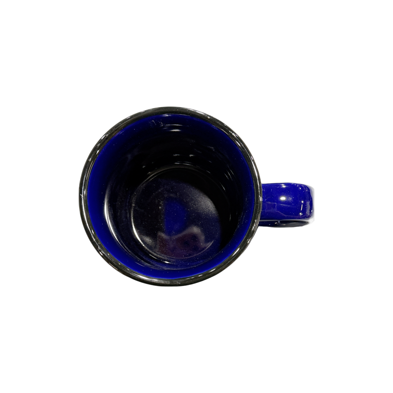 Yale Bulldog Blue Yale Ceramic Camp Mug Top