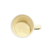 Yale Bulldog Blue Yale Latte Mug Cream Top