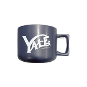 Yale Bulldog Blue Yale Latte Mug Navy Front