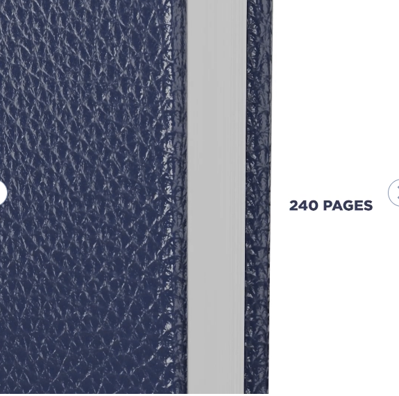 Yale Bulldog Blue Yale Meadow Journal Edge