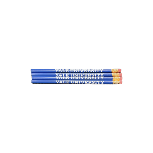 Yale Bulldog Blue Yale University Pencil 4-pack