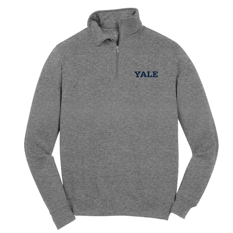 Yale Embroidered 1/4 Zip