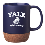 Yale University Bulldog Cork-Bottom Mug Navy